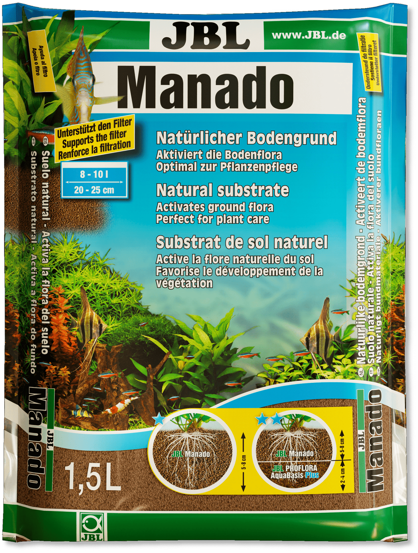 JBL Manado 1,5kg - Aquaristik - LandJBL4014162670212