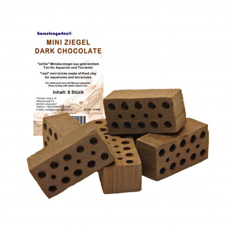 Mini Ziegel 6 Stück - Aquaristik - LandGarnelengarten