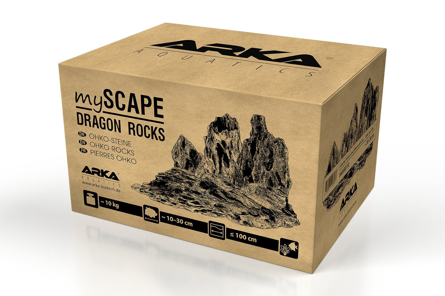 myScape - Rocks Dragon – Drachensteine 1kg - Aquaristik - LandARKA