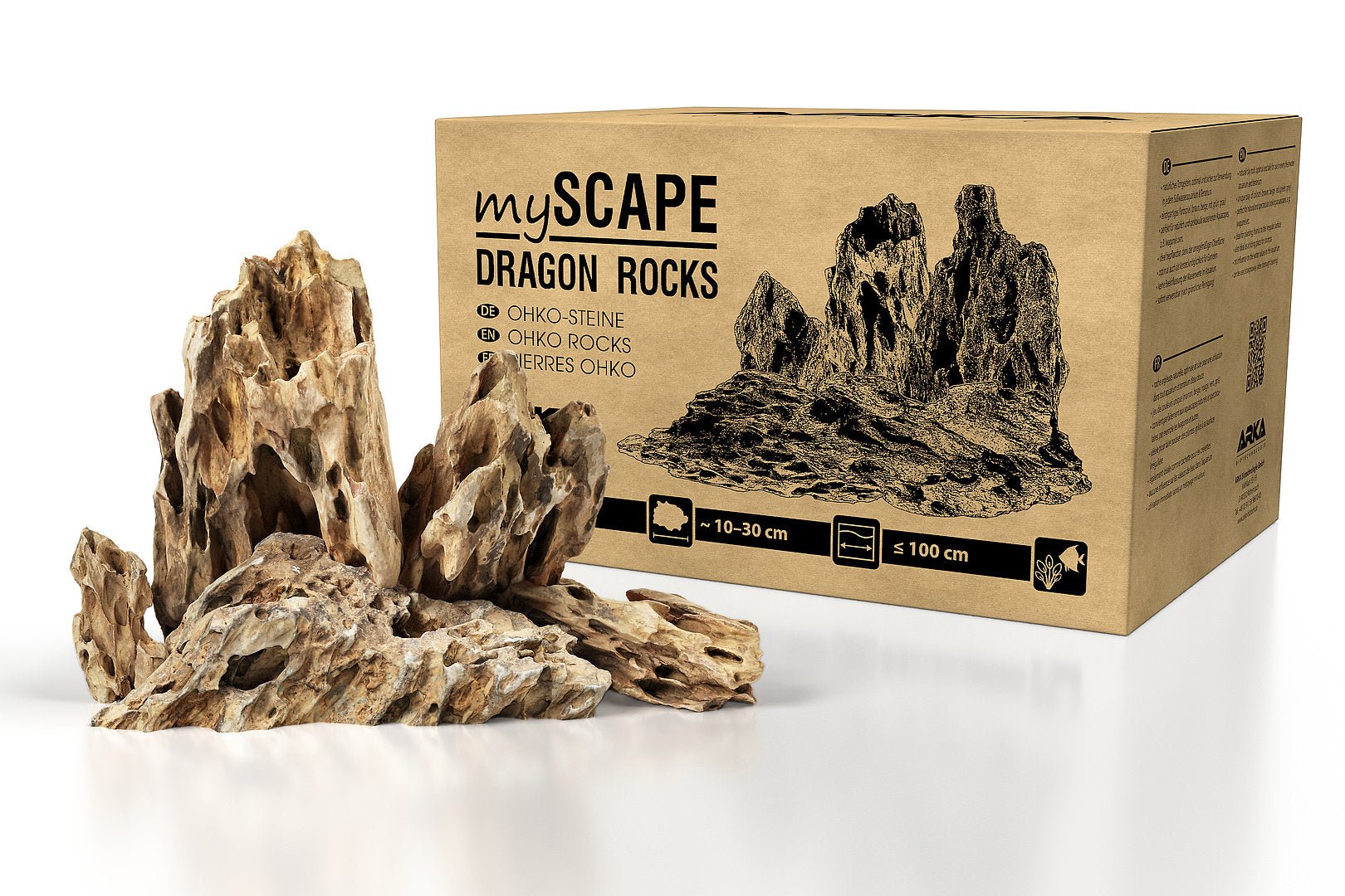 myScape - Rocks Dragon – Drachensteine 1kg - Aquaristik - LandARKA