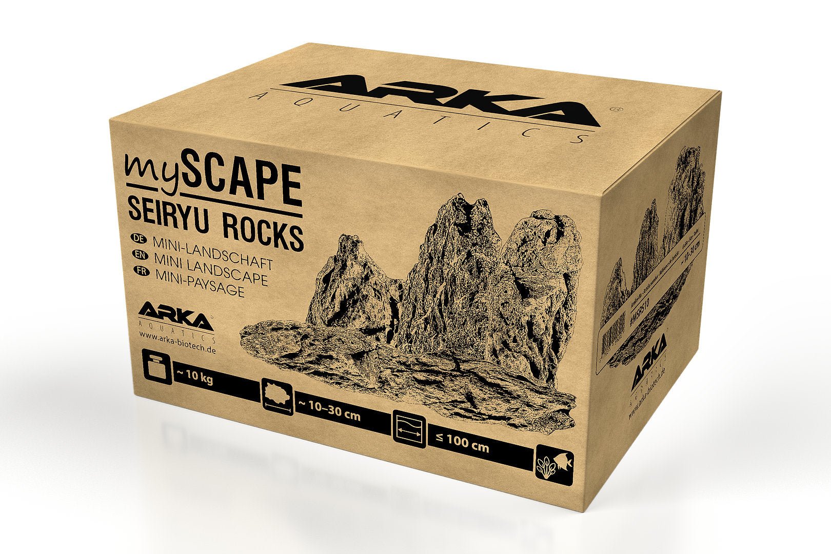 myScape - Rocks Seiryu - Mini - Landschaft 1kg - Aquaristik - LandAquaristik - Land